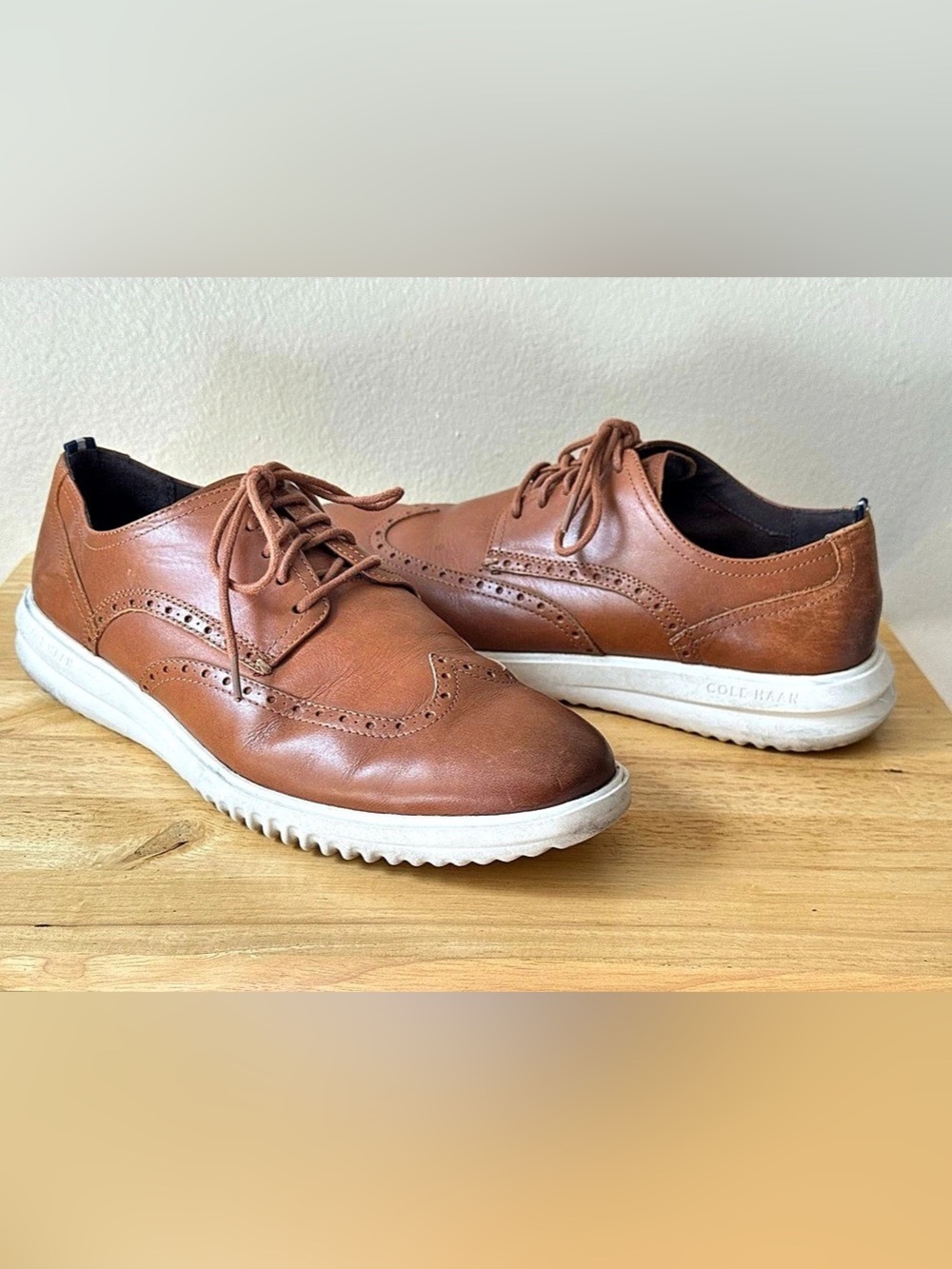 Cole Haan Grand+ Wingtip Oxford C36939 British Tan Men’s 11.5